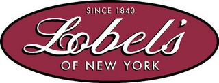 SINCE 1840 LOBEL'S OF NEW YORK logo