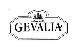 SINCE 1853 GEVALIA logo