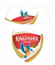 SINCE 1857 KINGFISHER PREMIUM LAGER BEER KINGFISHER LB THE KING OF GOOD TIMES logo
