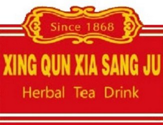 SINCE 1868 XING QUN XIA SANG JU HERBAL TEA DRINK logo