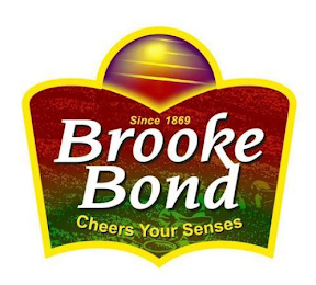 SINCE 1869 BROOKE BOND CHEERS YOUR SENSES logo