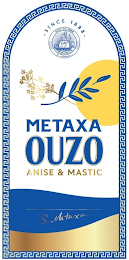 SINCE 1888 METAXA OUZO ANISE & MASTIC S. METAXA logo