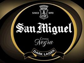 SINCE 1890 SAN MIGUEL CERVEZA NEGRA DARK LAGER logo