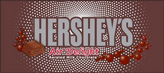 SINCE 1894 HERSHEY'S AIR DELIGHT AERATED MILK CHOCOLATE logo