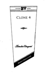 SINCE 1900 BV CLONE 4 BEAULIEU VINEYARD SIGNET COLLECTION logo