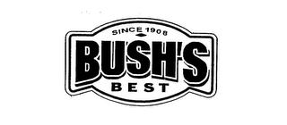 SINCE 1908 BUSH'S BEST logo