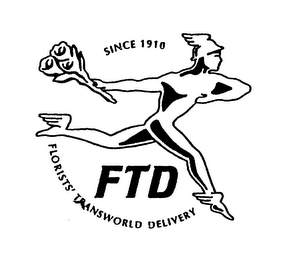 SINCE 1910 FTD FLORISTS' TRANSWORLD DELIVERY logo