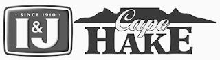 SINCE 1910 I&J CAPE HAKE logo