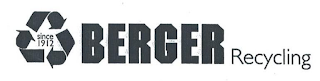 SINCE 1912 BERGER RECYCLING logo