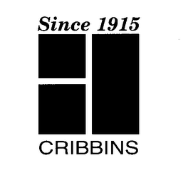 SINCE 1915 CRIBBINS logo