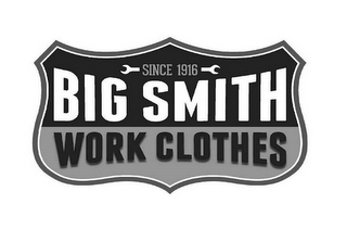 SINCE 1916 BIG SMITH WORK CLOTHES logo