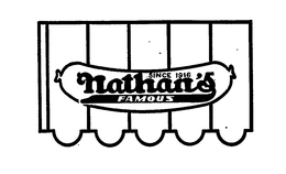 SINCE 1916 NATHAN'S FAMOUS logo