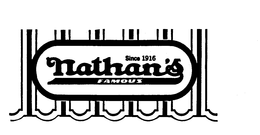 SINCE 1916 NATHAN'S FAMOUS logo