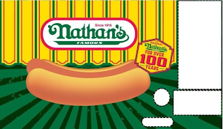 SINCE 1916 NATHAN'S FAMOUS THE ORIGINALNATHAN'S FAMOUS FOR OVER 100 YEARS logo