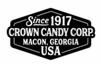 SINCE 1917 CROWN CANDY CORP. MACON, GEORGIA USA logo