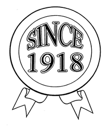 SINCE 1918 logo