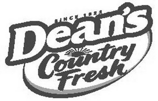 SINCE 1925 DEAN'S COUNTRY FRESH logo