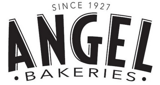 SINCE 1927 ANGEL · BAKERIES · logo