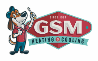 SINCE 1927 GSM HEATING & COOLING logo