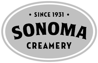 SINCE 1931 SONOMA CREAMERY logo