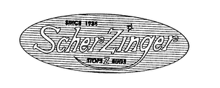SINCE 1934 SCHERZINGER STOPS Z BUGS logo