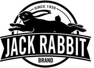 SINCE 1935 JACK RABBIT BRAND logo