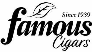 SINCE 1939 FAMOUS CIGARS logo