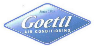 SINCE 1939 GOETTL AIR CONDITIONING logo