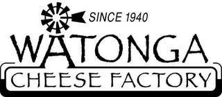 SINCE 1940 WATONGA CHEESE FACTORY logo