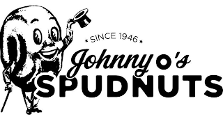 SINCE 1946 JOHNNY O'S SPUDNUTS logo