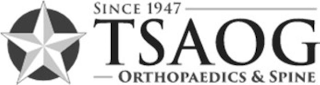 SINCE 1947 TSAOG ORTHOPAEDICS & SPINE logo