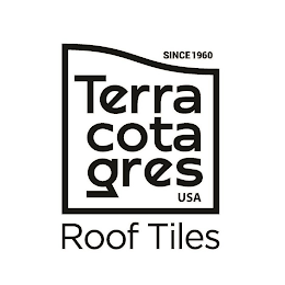 SINCE 1960 TERRA COTA GRES USA ROOF TILES logo