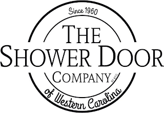 SINCE 1960 THE SHOWER DOOR COMPANY BY BTG OF WESTERN CAROLINA logo
