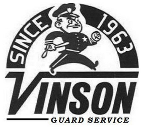 SINCE 1963 VINSON GUARD SERVICE logo