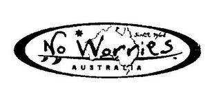 SINCE 1968 NO WORRIES AUSTRALIA logo