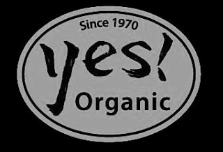 SINCE 1970 YES! ORGANIC logo