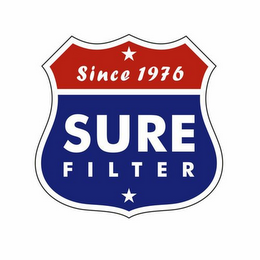SINCE 1976 SURE FILTER logo
