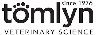 SINCE 1976 TOMLYN VETERINARY SCIENCE logo