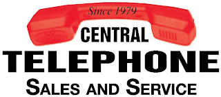 SINCE 1979 CENTRAL TELEPHONE SALES AND SERVICES logo
