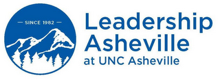- SINCE 1982 - LEADERSHIP ASHEVILLE AT UNC ASHEVILLE logo