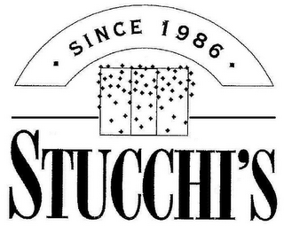 · SINCE 1986 · STUCCHI'S logo