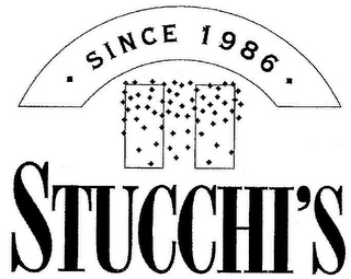 ·SINCE 1986· STUCCHI'S logo