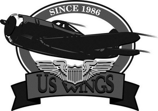 SINCE 1986 US WINGS logo