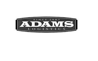 SINCE 1987 ADAMS LOGISTICS logo