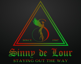 SINCE 1987 SINNY DE LOUR STAYING OUT THE WAY logo