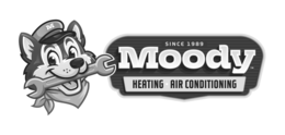 SINCE 1989, MOODY, HEATING, AIR CONDITIONING logo
