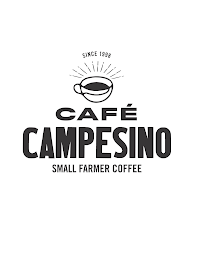 SINCE 1998 CAFÉ CAMPESINO SMALL FARMER COFFEE logo