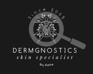 SINCE 2005 DERMGNOSTICS SKIN SPECIALIST BY RENE logo