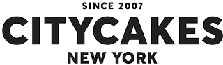 SINCE 2007 CITYCAKES NEW YORK logo