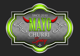 SINCE 2010 MAYO CHURRI SPICY ORGANIC 100% logo